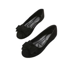 Women's Casual Solid Color Bowknot Round Toe Flats main image 4
