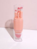 Simple Style Light Green Pink Black Artificial Fiber Plastic Handgrip Makeup Brushes 1 Set sku image 1