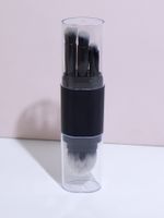 Einfacher Stil Hellgrün Rosa Schwarz Künstliche Faser Handgriff Aus Kunststoff Makeup Bürsten 1 Satz sku image 2