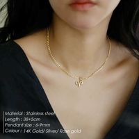 Stainless Steel Simple Style Plating Hollow Out Constellation Pendant Necklace main image 2