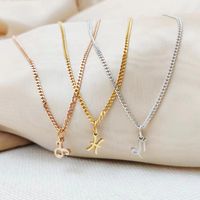Stainless Steel Simple Style Plating Hollow Out Constellation Pendant Necklace main image 5