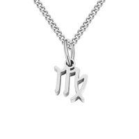 Stainless Steel Simple Style Plating Hollow Out Constellation Pendant Necklace sku image 8