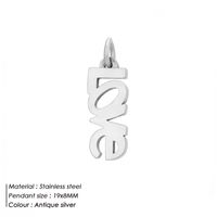 1 Piece Stainless Steel 14K Gold Plated Letter Ball Wings Pendant sku image 3