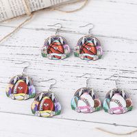 1 Pair Cute Retro Rabbit Wood Drop Earrings main image 1