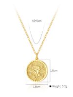 Copper 18K Gold Plated Shiny Rose Snowflake Inlay Zircon Pendant Necklace main image 2