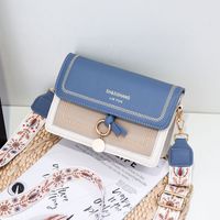 Women's Mini Pu Leather Color Block Elegant Magnetic Buckle Square Bag sku image 3