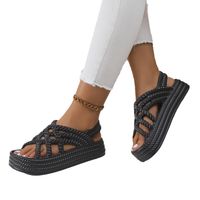 Women's Casual Solid Color Open Toe Roman Sandals main image 5