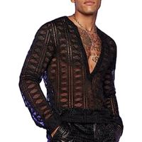 Men's Solid Color Jacquard Men's Clothing sku image 5