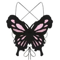 Women's Vest Tank Tops Backless Sexy Streetwear Butterfly main image 4