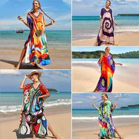 Women's Color Block Vacation Cover Ups main image 6