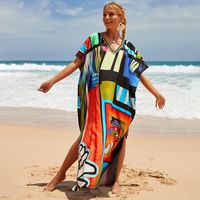 Women's Color Block Vacation Cover Ups main image 3