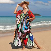 Women's Color Block Vacation Cover Ups main image 4
