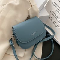 Women's Mini Pu Leather Solid Color Basic Cloud Shape Zipper Shoulder Bag sku image 5