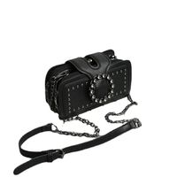Women's Small Pu Leather Solid Color Streetwear Magnetic Buckle Crossbody Bag main image 3