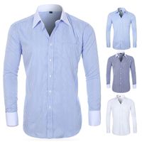 Men's Stripe Polo Shirt Men's Clothing main image 1