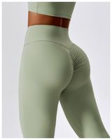 Simple Style Solid Color Nylon Spandex Pleated Active Bottoms Flared Pants main image 7