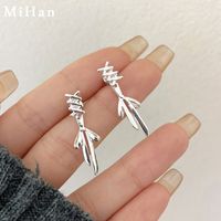1 Pair Sweet Bow Knot Plating Alloy Drop Earrings main image 1