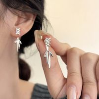 1 Pair Sweet Bow Knot Plating Alloy Drop Earrings main image 6