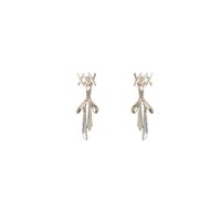 1 Pair Sweet Bow Knot Plating Alloy Drop Earrings main image 3