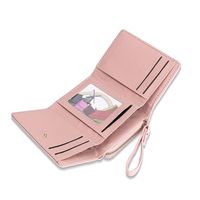 Women's Rabbit Solid Color Pu Leather Side Zipper Wallets main image 3