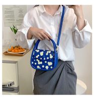 Women's Small Pu Leather Round Dots Streetwear Magnetic Buckle Handbag Crossbody Bag main image 2