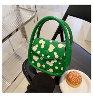 Women's Small Pu Leather Round Dots Streetwear Magnetic Buckle Handbag Crossbody Bag main image 1