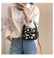 Women's Small Pu Leather Round Dots Streetwear Magnetic Buckle Handbag Crossbody Bag main image 4