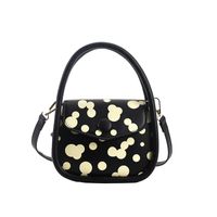 Women's Small Pu Leather Round Dots Streetwear Magnetic Buckle Handbag Crossbody Bag main image 5