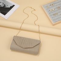 Women's Pu Leather Solid Color Elegant Lock Clasp Evening Bag sku image 3