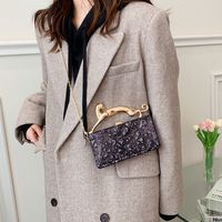 Women's Small Arylic Animal Streetwear Lock Clasp Handbag Crossbody Bag main image 3