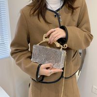 Women's Small Arylic Animal Streetwear Lock Clasp Handbag Crossbody Bag main image 4