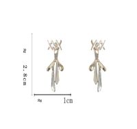 1 Pair Sweet Bow Knot Plating Alloy Drop Earrings main image 2