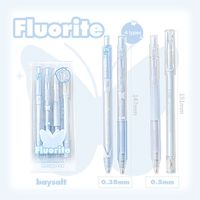 4 Pieces Butterfly Class Learning PC Cute Gel Pen main image 3