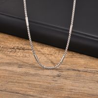 Simple Style Geometric 201 Stainless Steel Men's Necklace main image 7