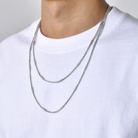 Simple Style Geometric 201 Stainless Steel Men's Necklace main image 6