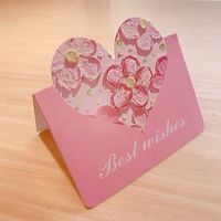 Simple Style Heart Shape Paper Daily Party Card sku image 7