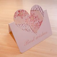 Simple Style Heart Shape Paper Daily Party Card sku image 9
