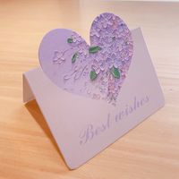 Simple Style Heart Shape Paper Daily Party Card sku image 10