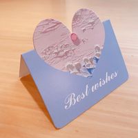 Simple Style Heart Shape Paper Daily Party Card sku image 6