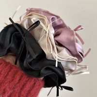Women's Sweet Solid Color Cloth Hair Tie main image 5
