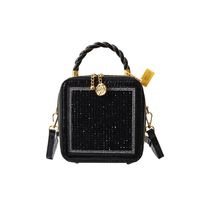 Women's Medium Pu Leather Geometric Solid Color Streetwear Zipper Handbag sku image 3