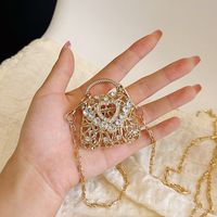Women's Geometric Solid Color Pu Leather Lock Clasp Coin Purses main image 9