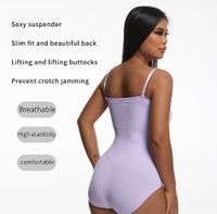 Solid Color Tummy Control Seamless Shaping Underwear main image 4