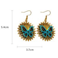 Retro Butterfly Alloy Plating Acrylic Women's Earrings Necklace main image 2
