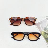 Streetwear Solid Color Pc Resin Square Full Frame Women's Sunglasses main image 4