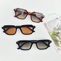 Streetwear Solid Color Pc Resin Square Full Frame Women's Sunglasses main image 5