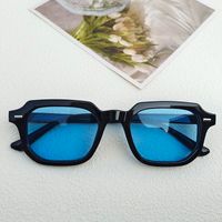 Streetwear Solid Color Pc Resin Square Full Frame Women's Sunglasses sku image 6