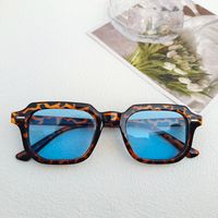 Streetwear Solid Color Pc Resin Square Full Frame Women's Sunglasses sku image 7