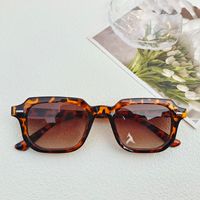 Streetwear Solid Color Pc Resin Square Full Frame Women's Sunglasses sku image 8