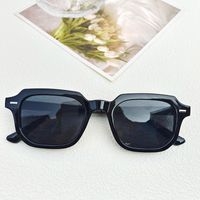 Streetwear Solid Color Pc Resin Square Full Frame Women's Sunglasses sku image 9
